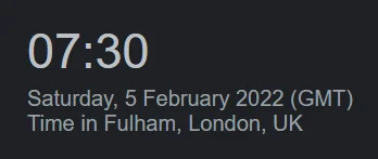 Time and Date