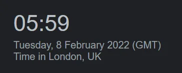 Time and Date