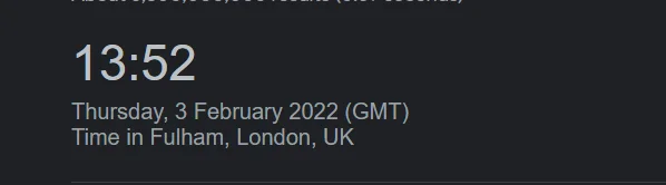 Time and Date