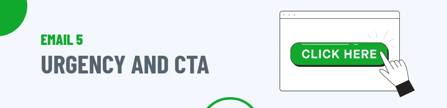 Urgency and CTA