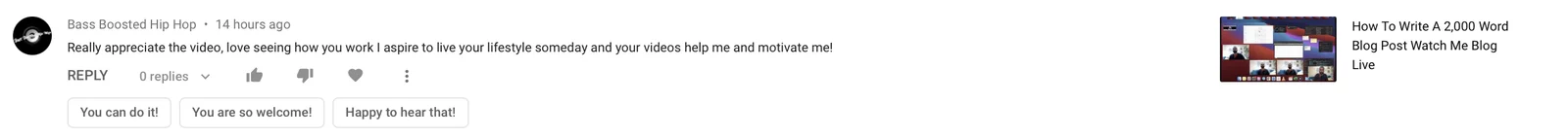 Video Reply