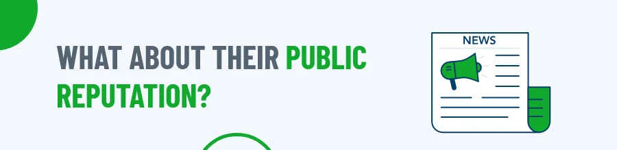 What About Their Public Reputation?