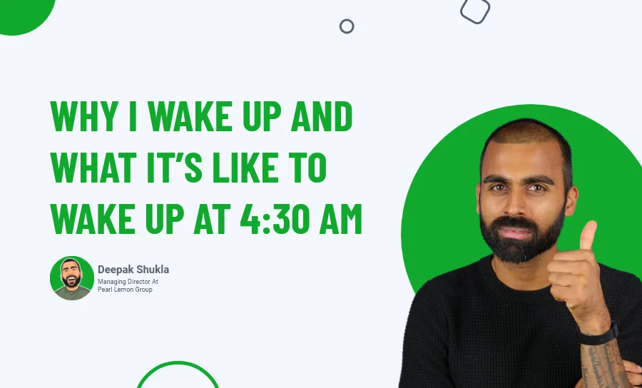 What It's Like to Wake Up at 4:30 AM?