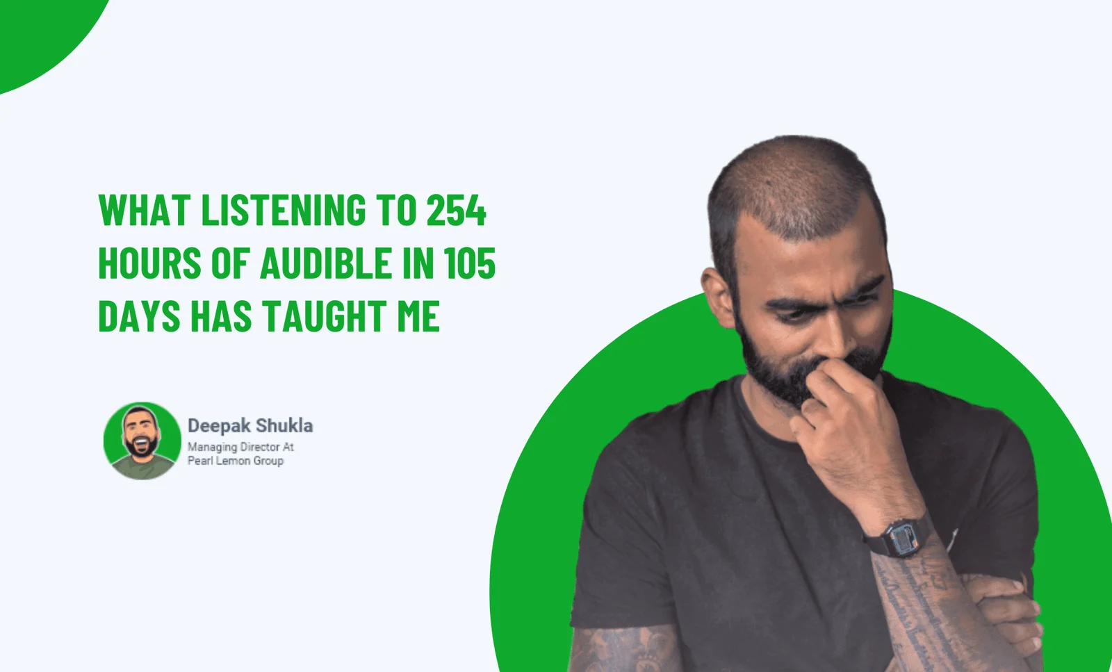 What Listening To 254 Hours Of Audible In 105 Days Has Taught Me