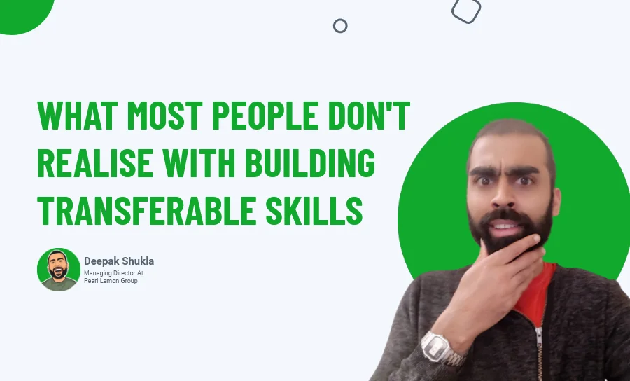 What Most People Don't Realise With Building Transferable Skills