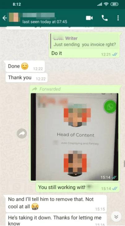 Whatsapp Message View