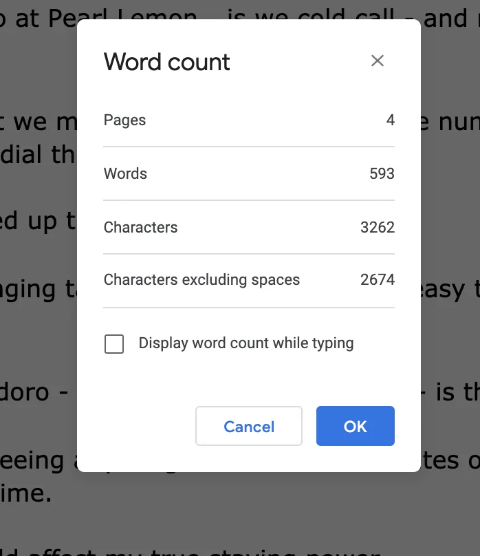 Word Count