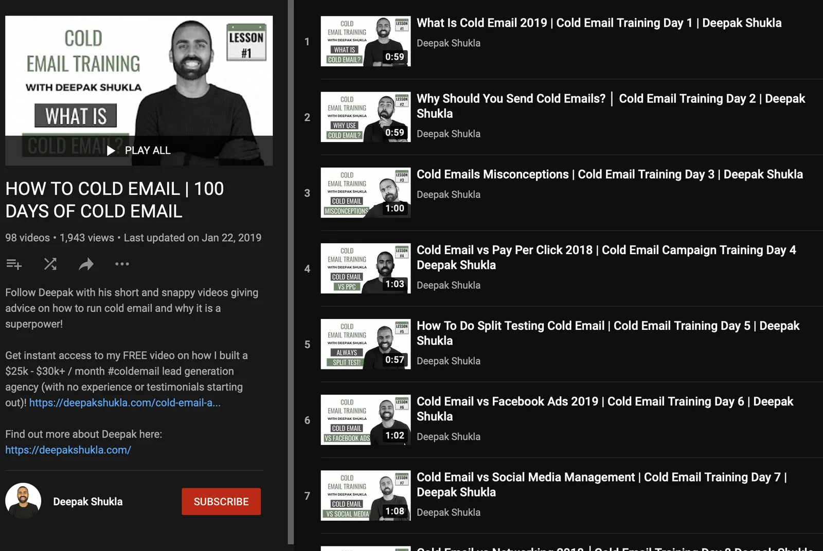 YouTube videos
